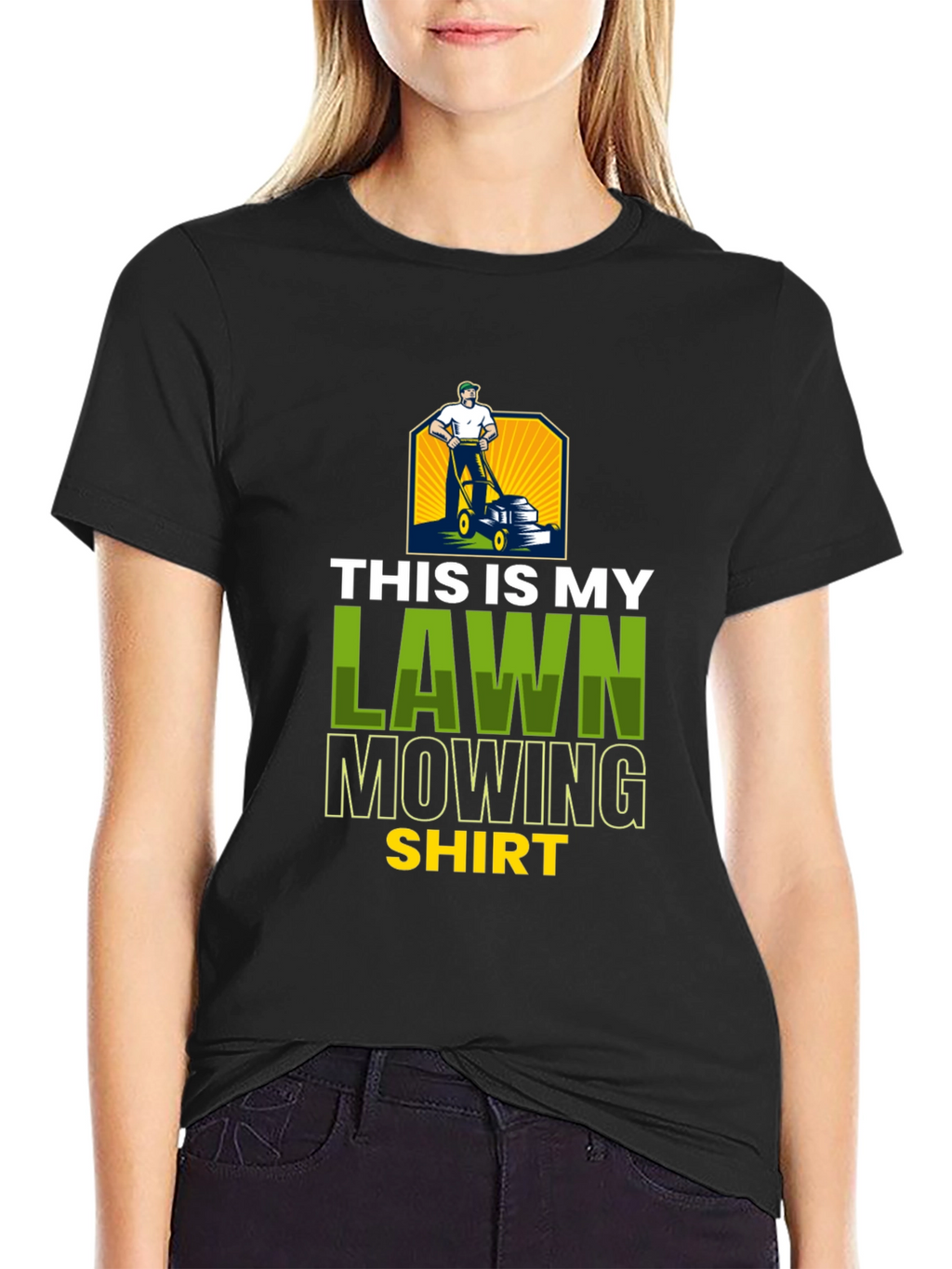 Lawn Mowing Shirt - Novelty Graphic Tee