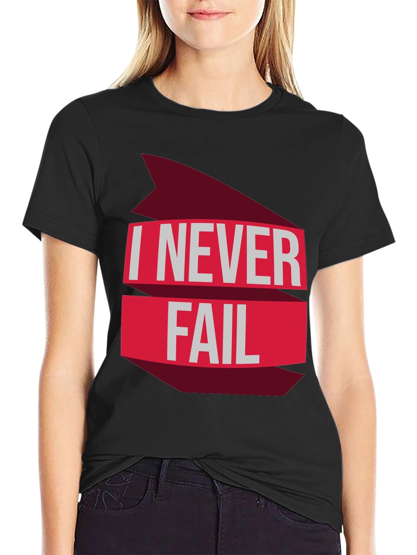 I Never Fail Graphic T-Shirt - Motivational Tee