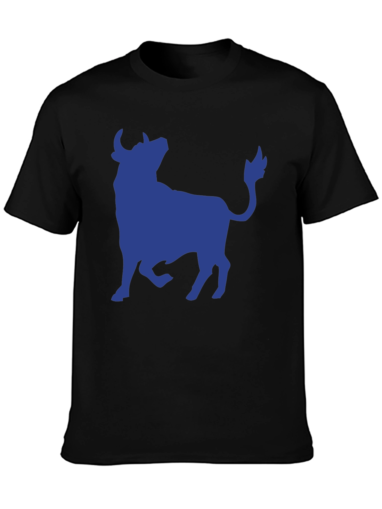 Blue Bull Graphic Tee - Mens Black T-Shirt