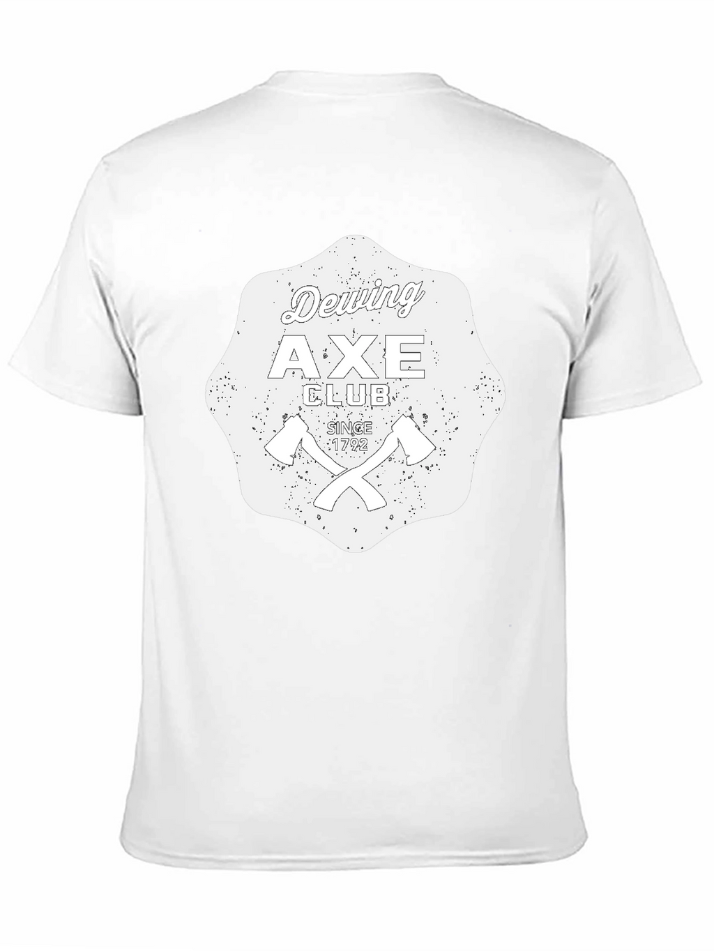 Dewing Axe Club Black Graphic T-Shirt