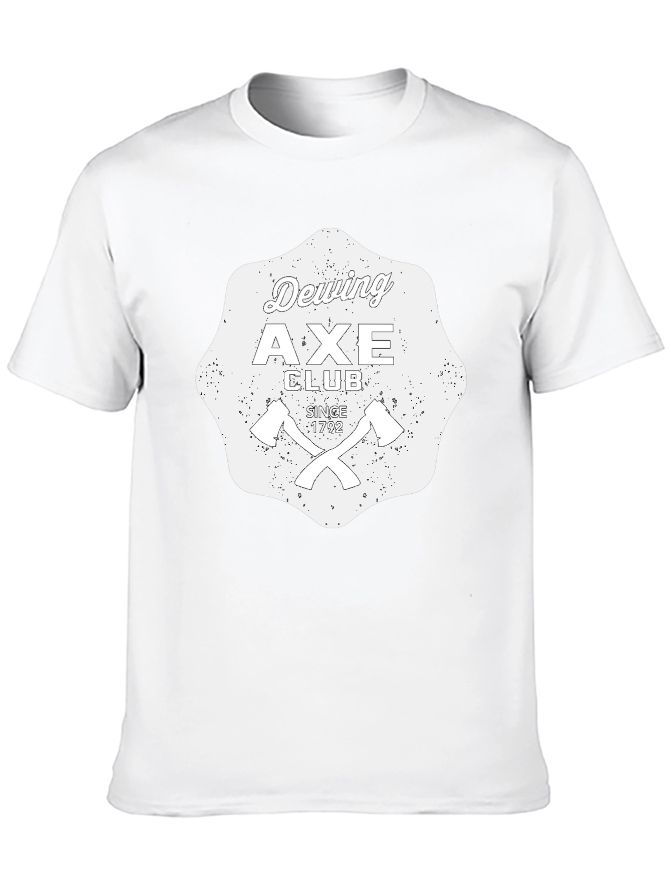 Dewing Axe Club Black Graphic T-Shirt