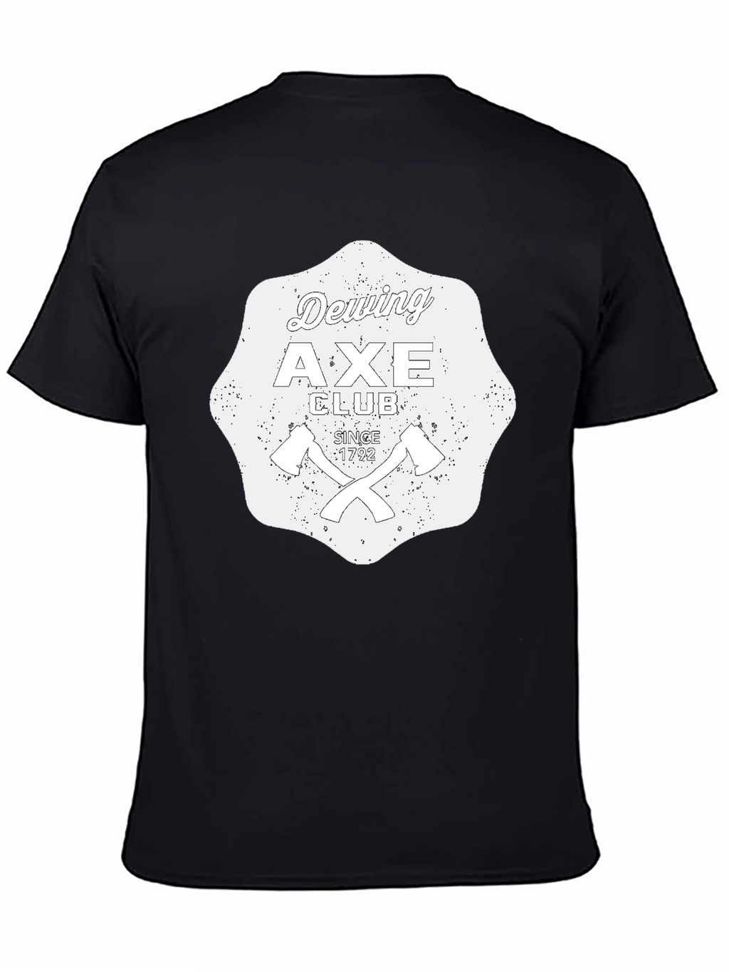 Dewing Axe Club Black Graphic T-Shirt