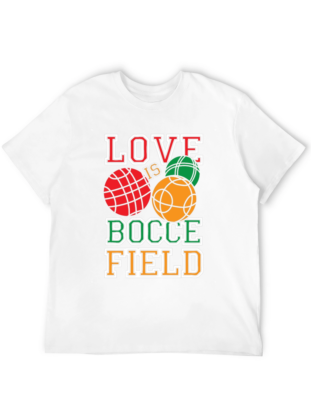 Love is Bocce Field T-Shirt
