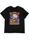 Zombie Halloween T-Shirt - Just Waiting for Halloween