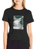 Tropical Leaves Framed T-Shirt