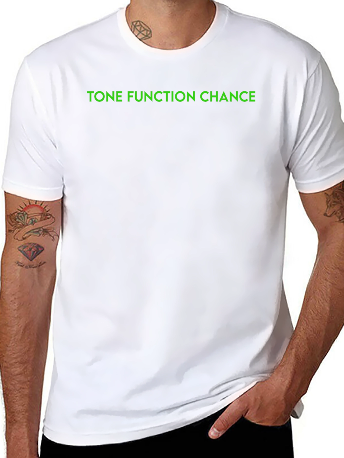 Tone Function Chance Graphic Tee - Black