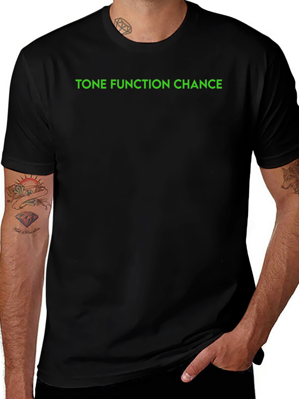 Tone Function Chance Graphic Tee - Black