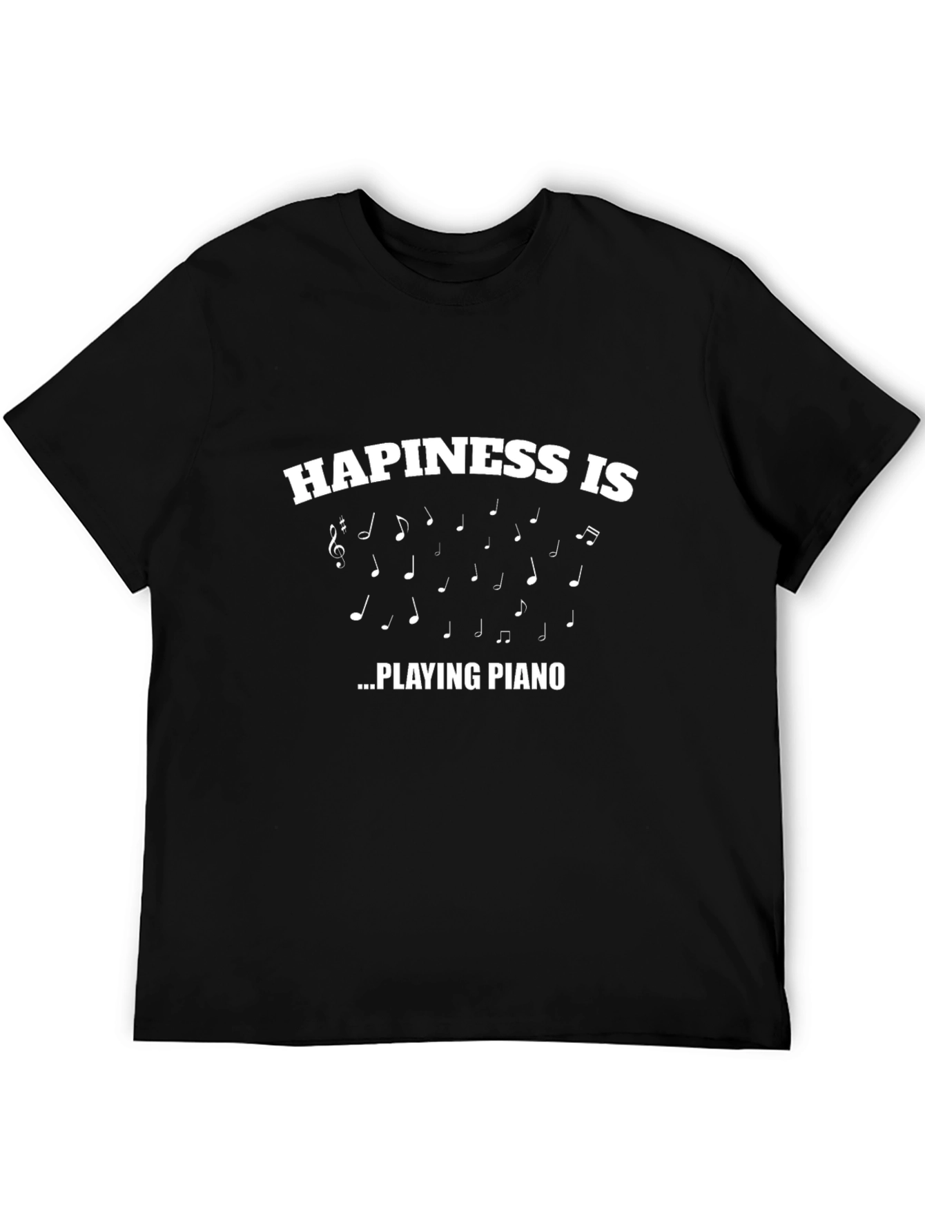 Happiness is Playing Piano T-Shirt