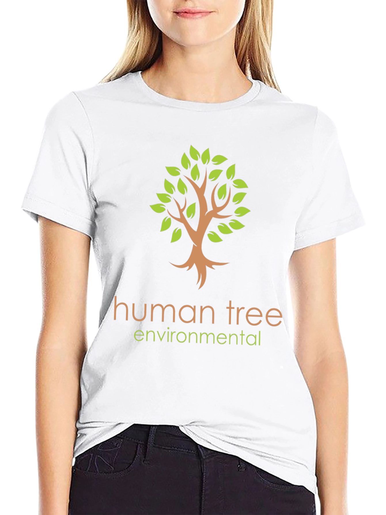 Human Tree Environmental Graphic Tee