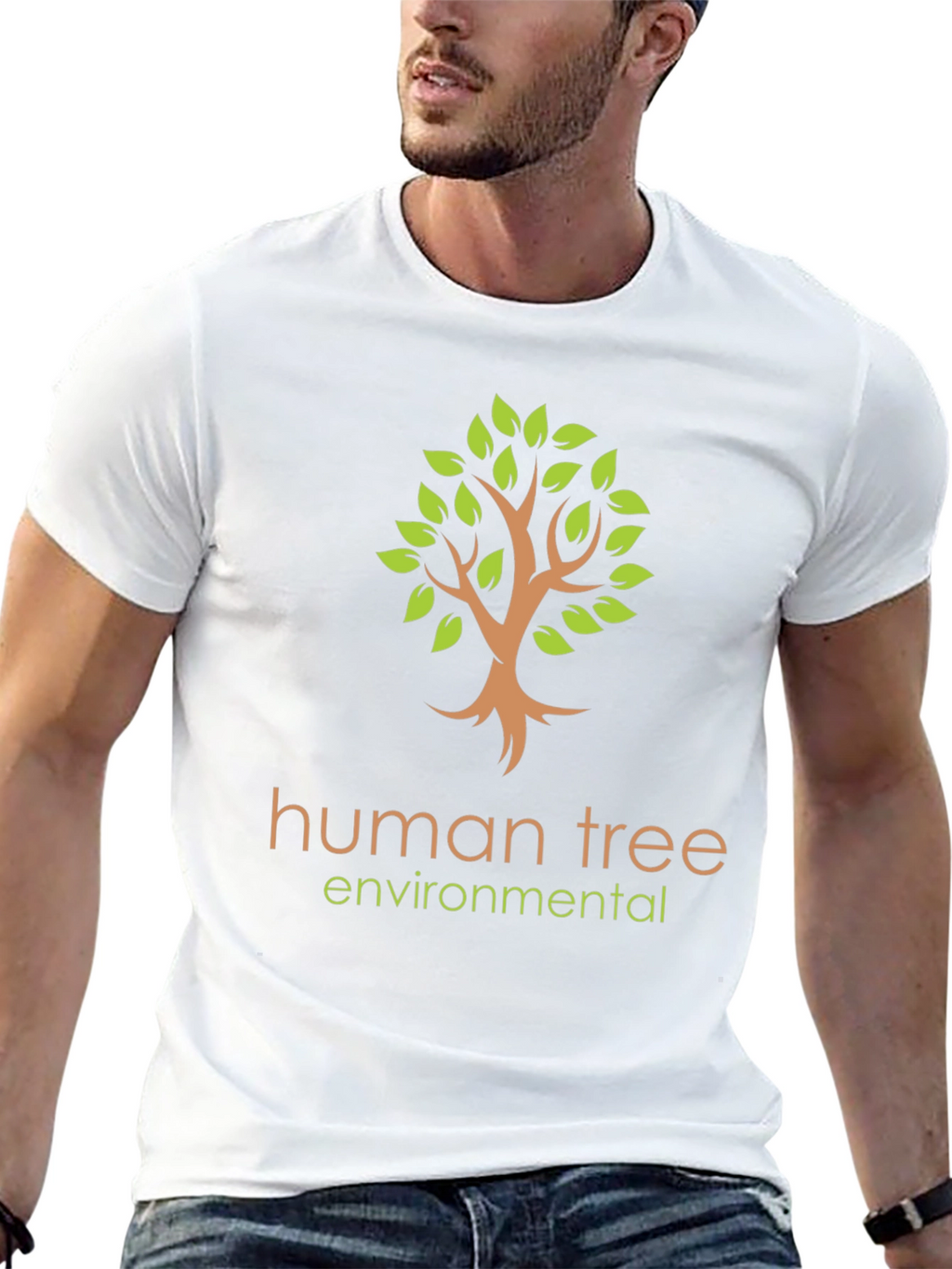 Human Tree Environmental Graphic Tee