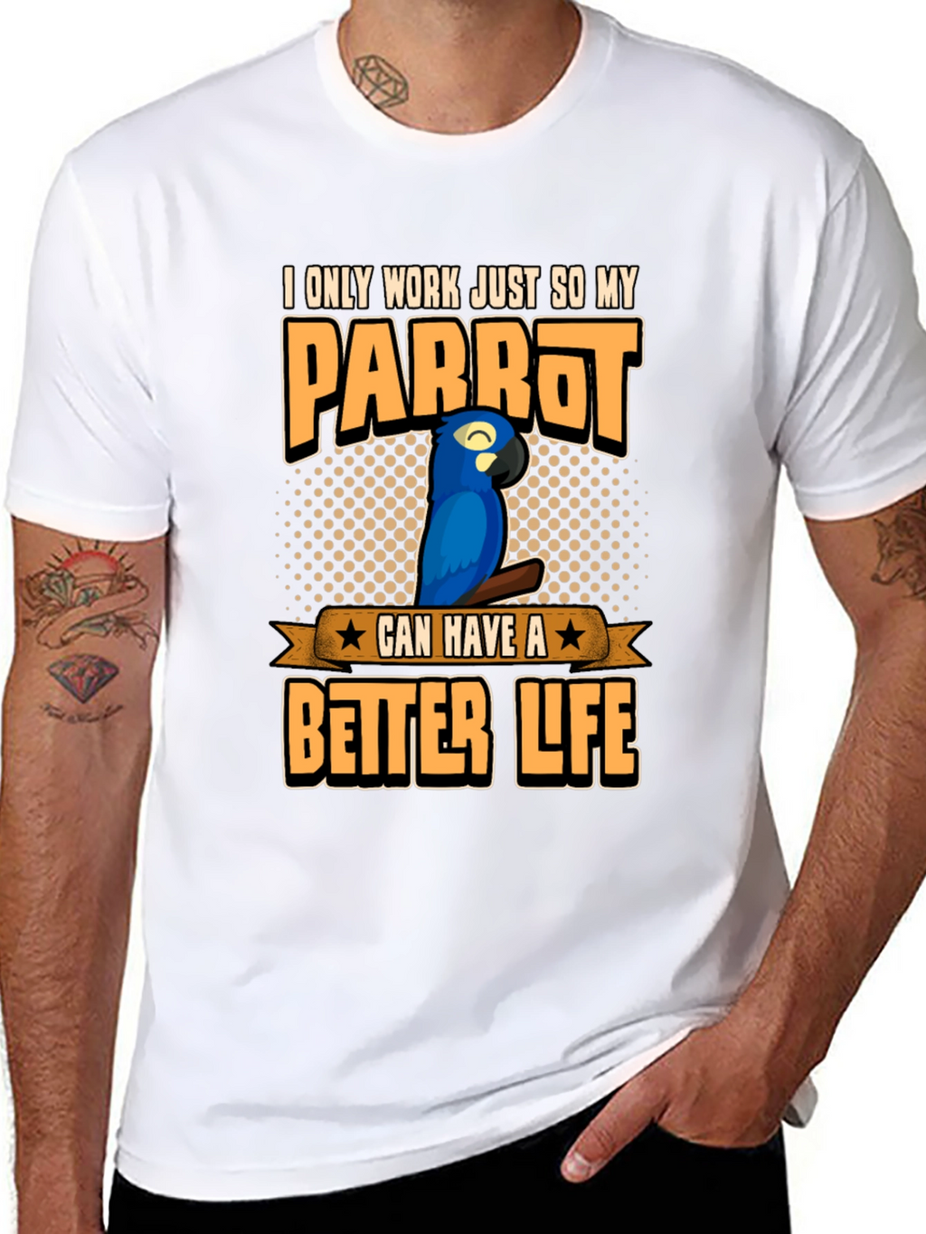 Parrot Lover Graphic T-Shirt