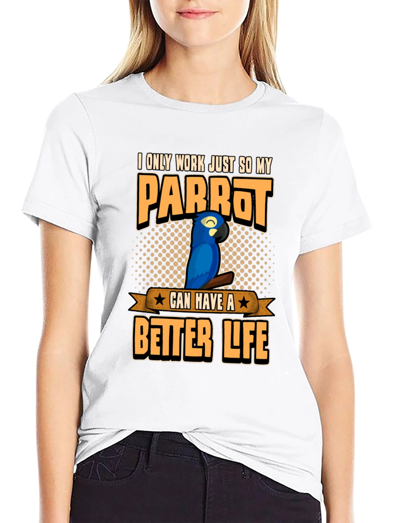 Parrot Lover Graphic T-Shirt