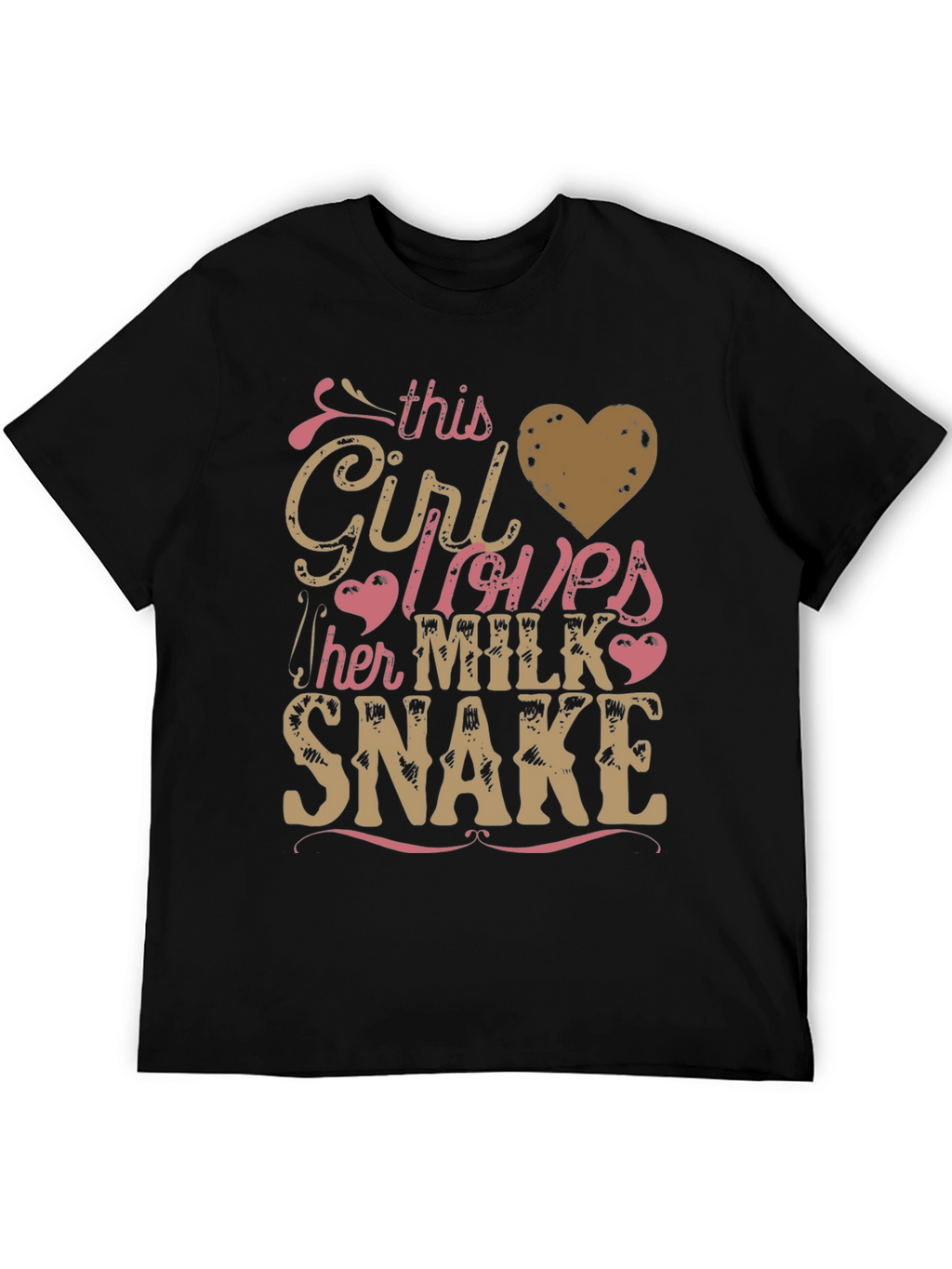 Girl Loves Milk Snake T-Shirt