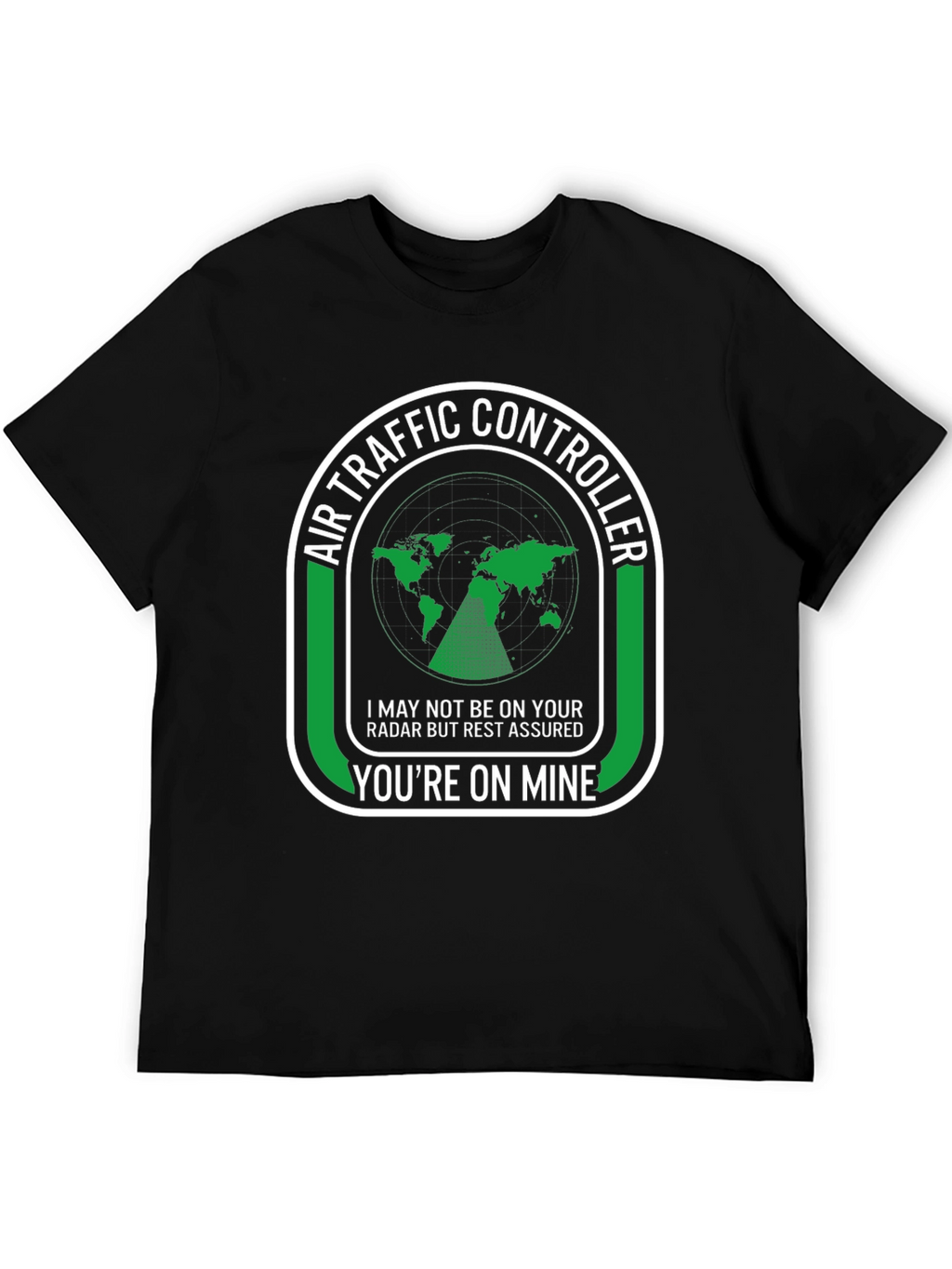 Air Traffic Controller Radar Graphic T-Shirt