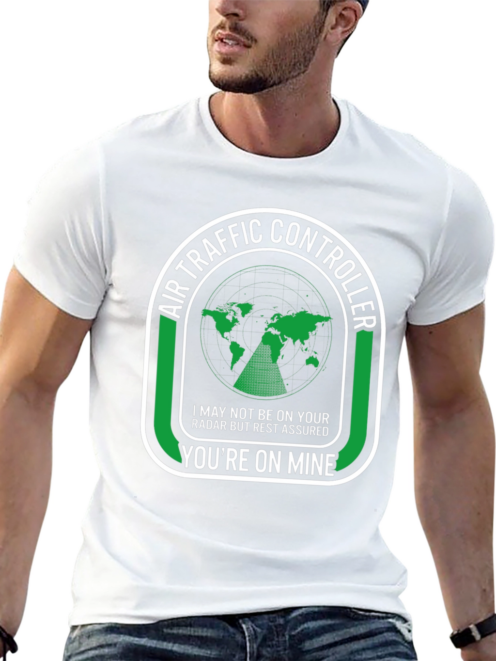Air Traffic Controller Radar Graphic T-Shirt