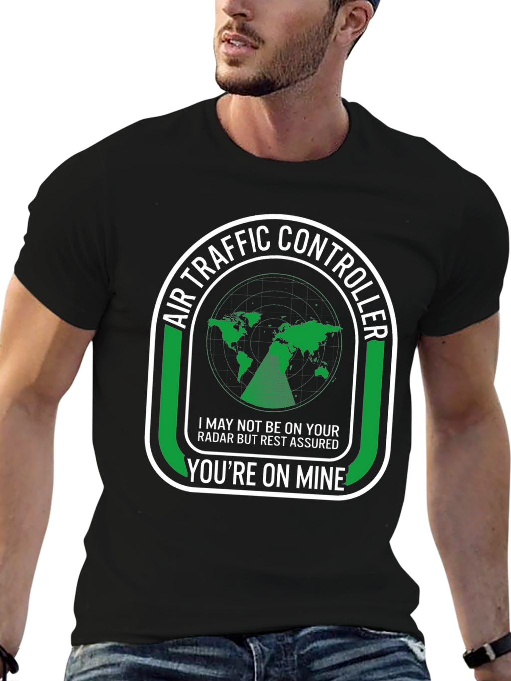 Air Traffic Controller Radar Graphic T-Shirt