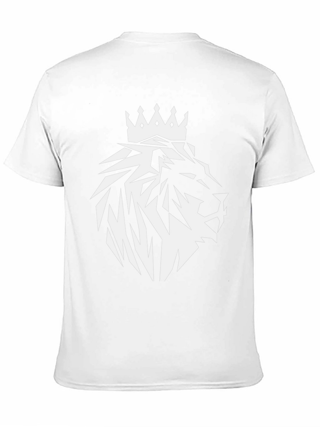 Lion King Crown Black T-Shirt - Modern Graphic Tee
