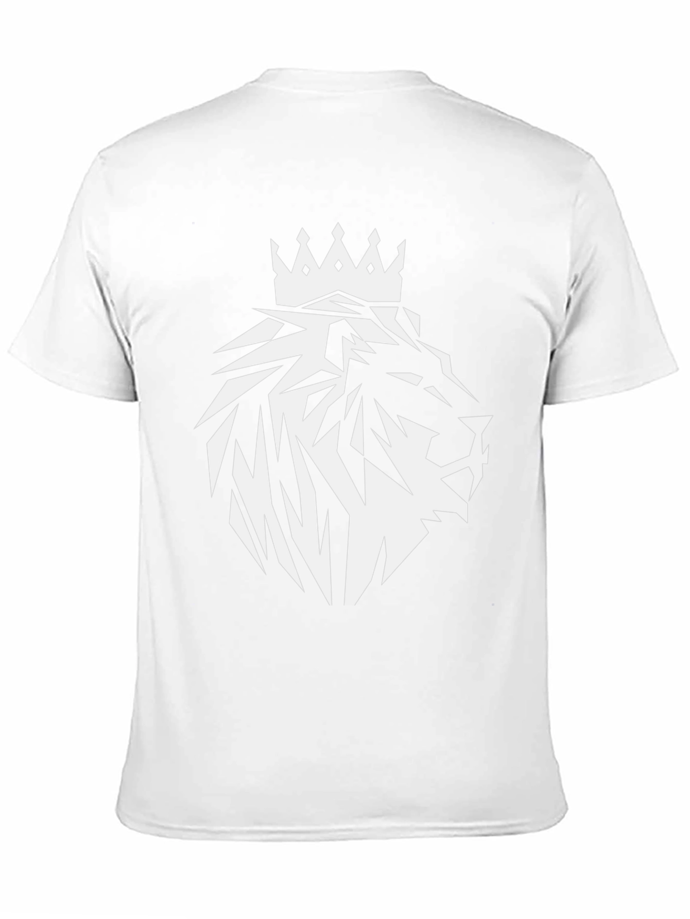 Lion King Crown Black T-Shirt - Modern Graphic Tee