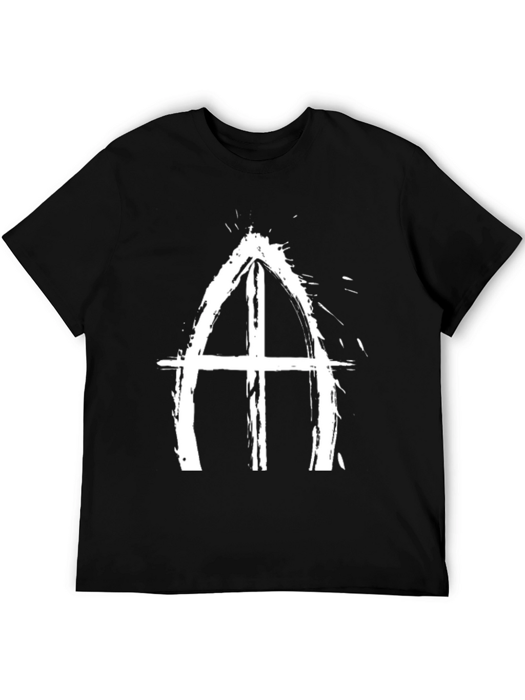 Grunge Symbol Black T-Shirt