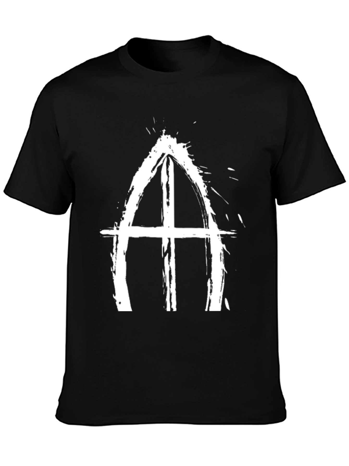 Grunge Symbol Black T-Shirt