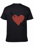 Pixel Heart T-Shirt - Retro Gaming Love Tee