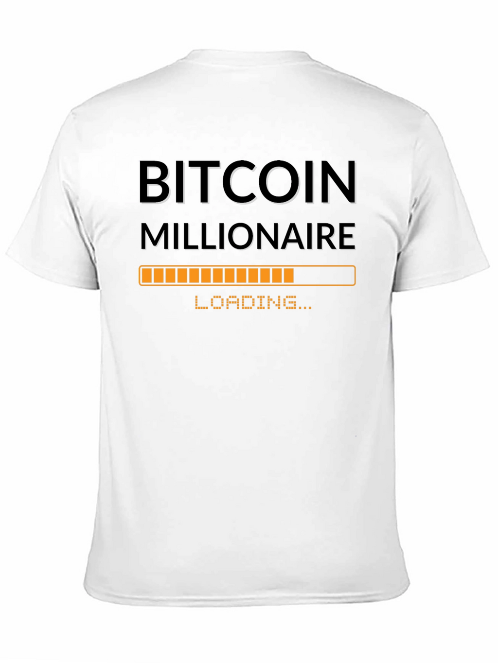 Bitcoin Millionaire Loading - Black T-Shirt
