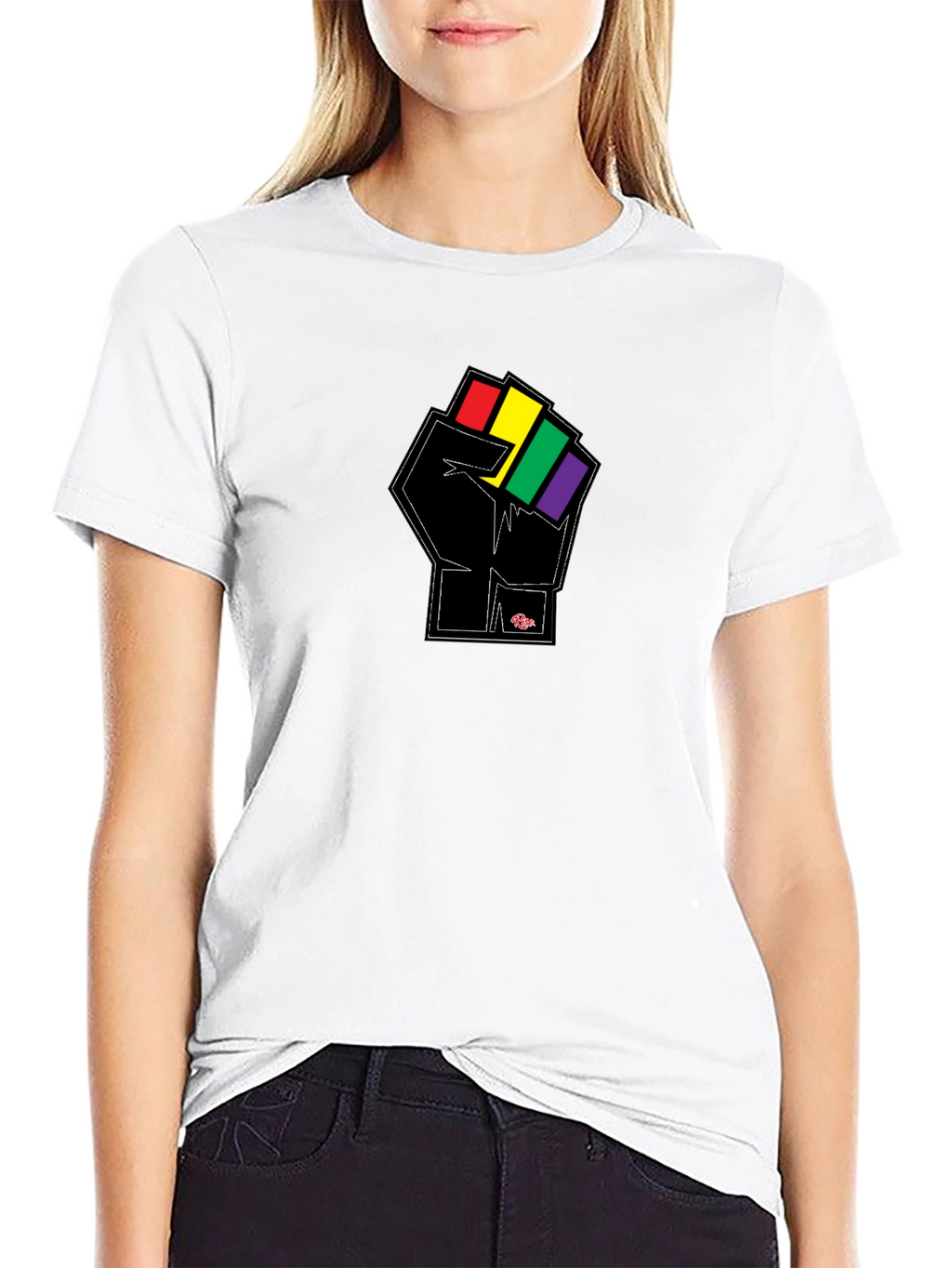 Equality Fist Graphic Tee - Black
