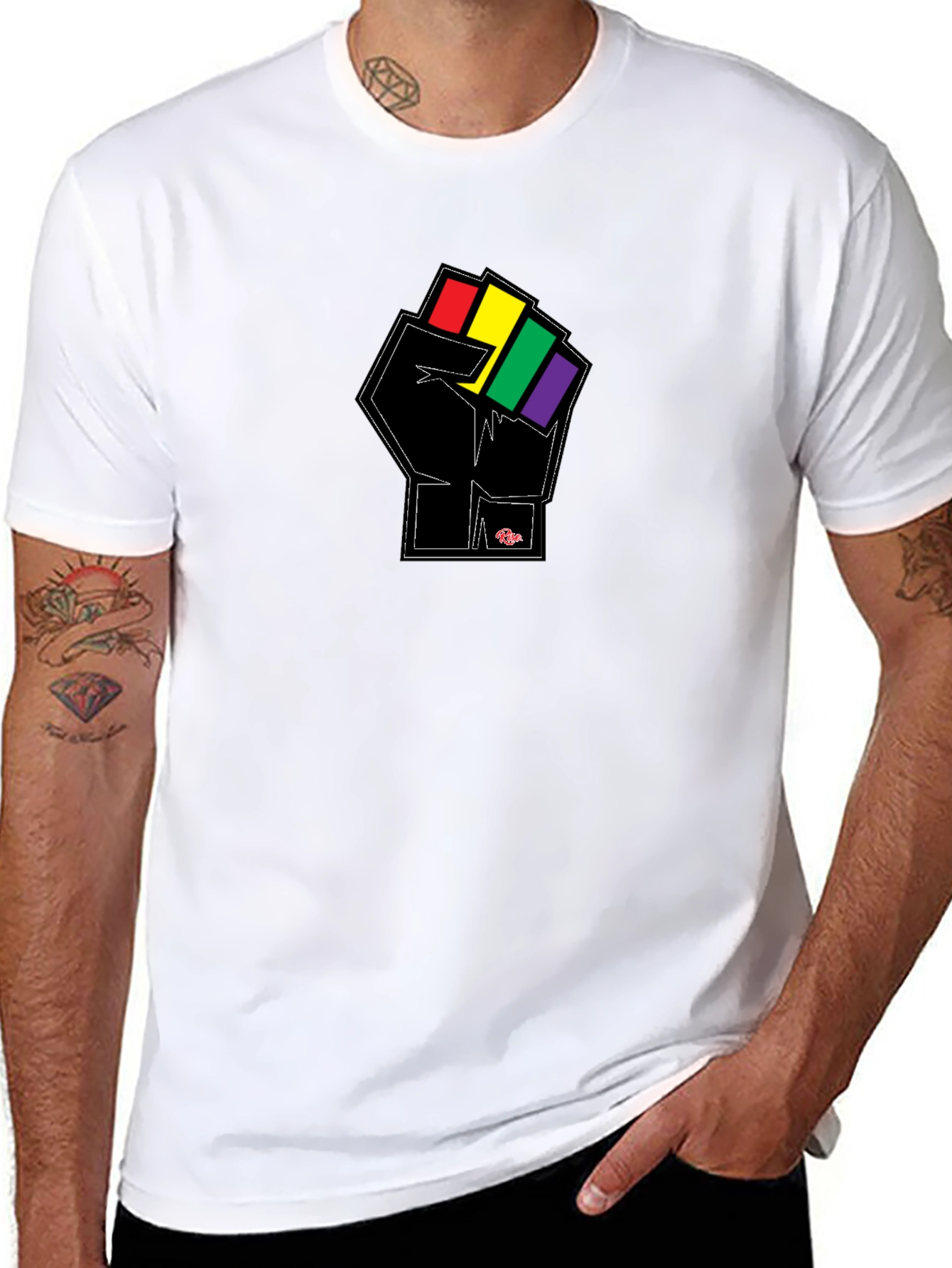 Equality Fist Graphic Tee - Black