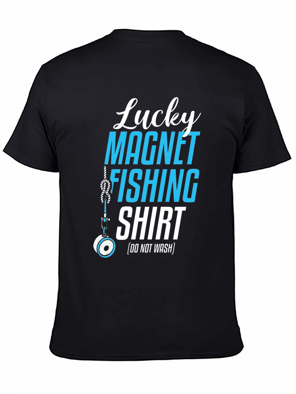 Lucky Magnet Fishing T-Shirt Novelty Tee