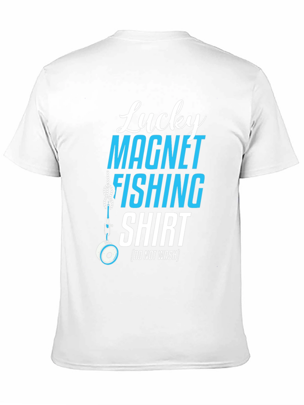 Lucky Magnet Fishing T-Shirt Novelty Tee