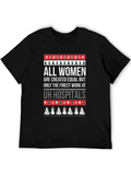 Funny Womens Hospital Christmas Graphic T-Shirt
