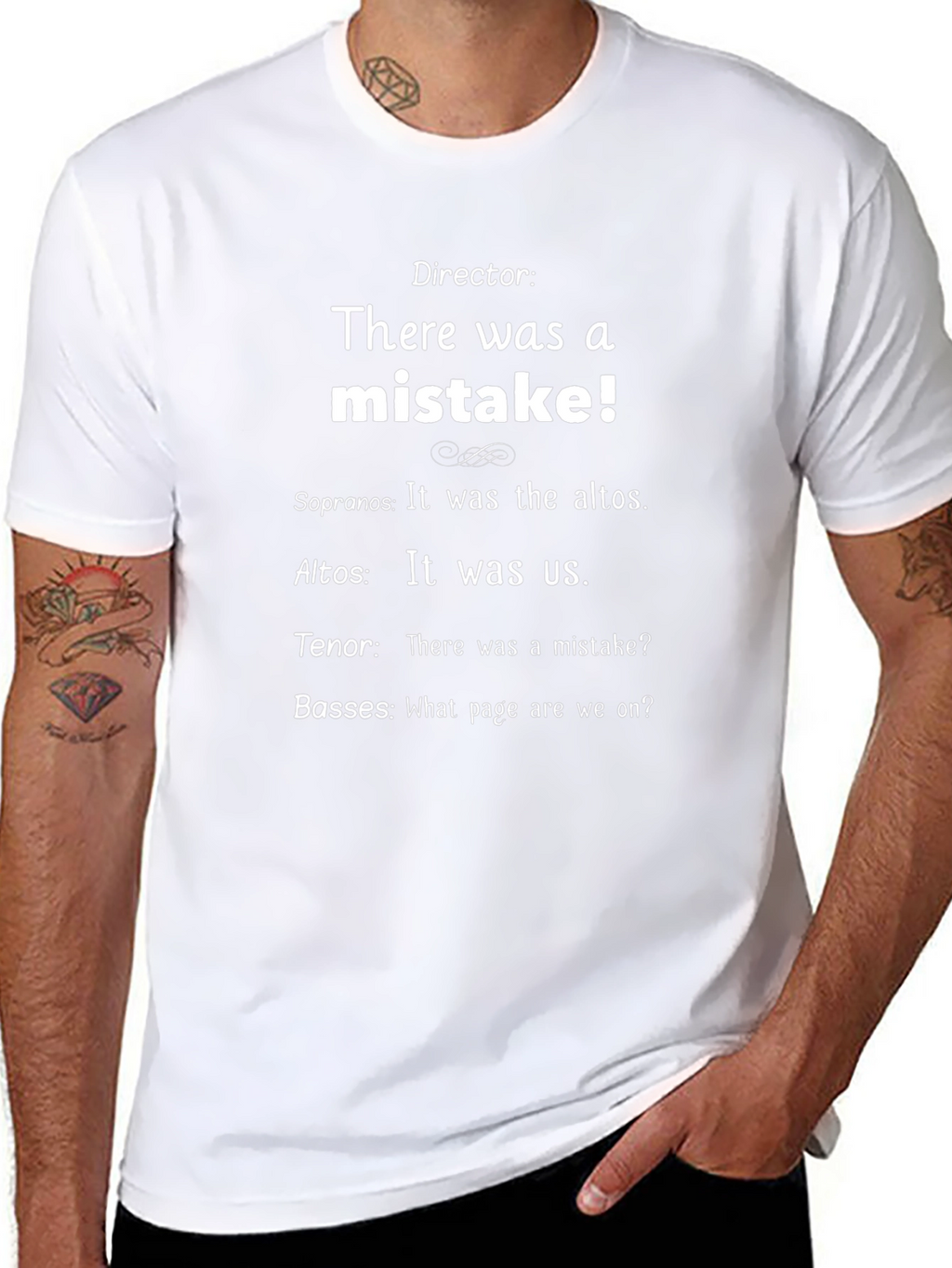 Choir Humor T-Shirt: Directors Mistake!