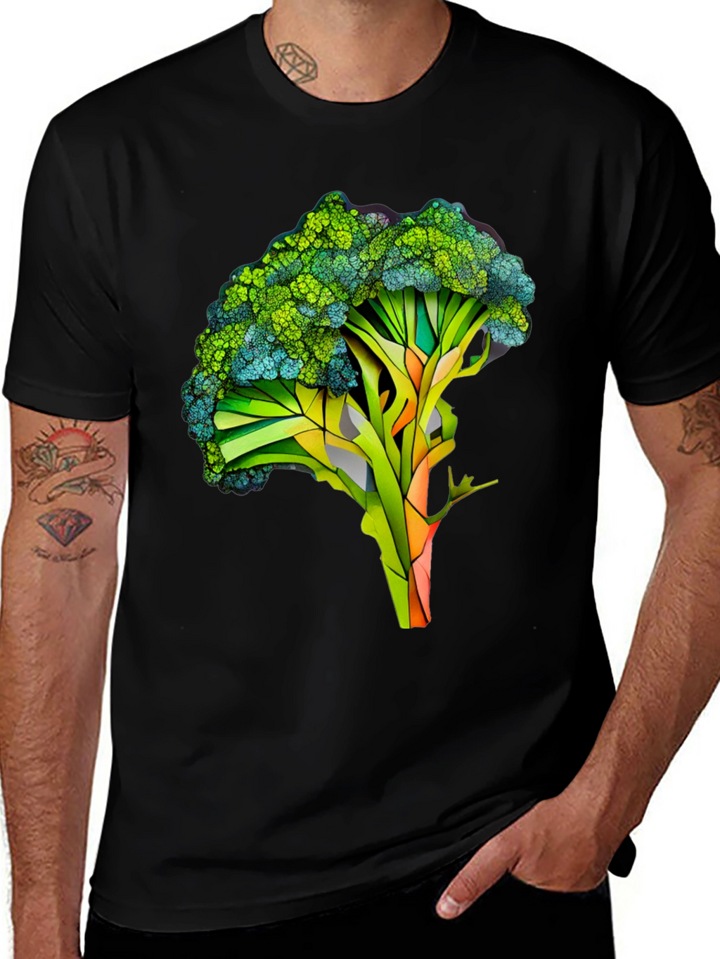 Broccoli Art Print T-Shirt