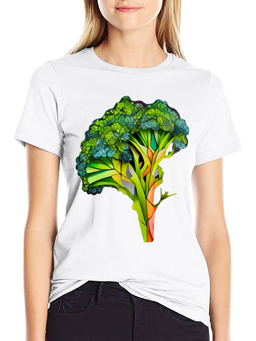Broccoli Art Print T-Shirt