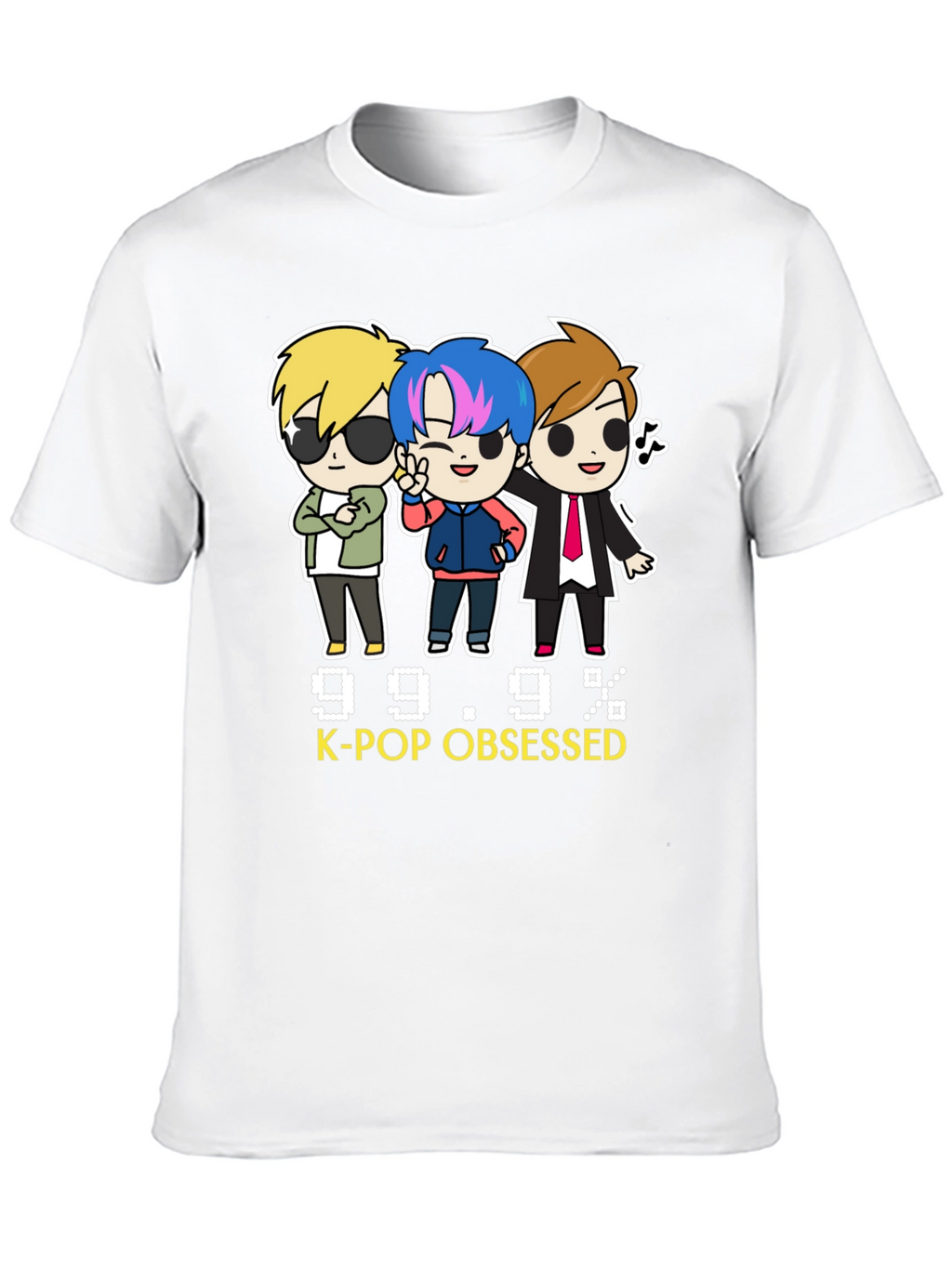 K-Pop Obsessed Black Graphic Tee