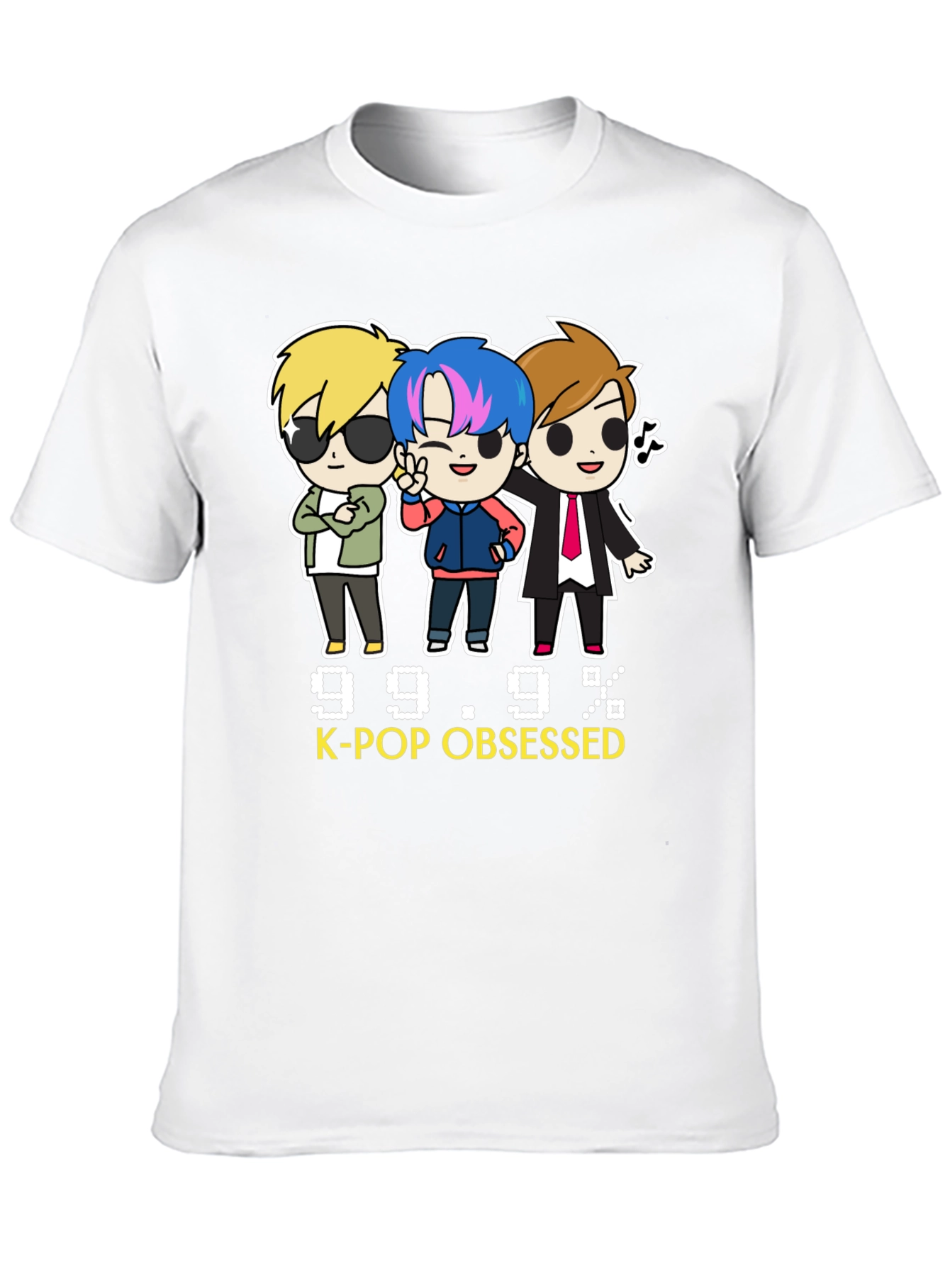 K-Pop Obsessed Black Graphic Tee