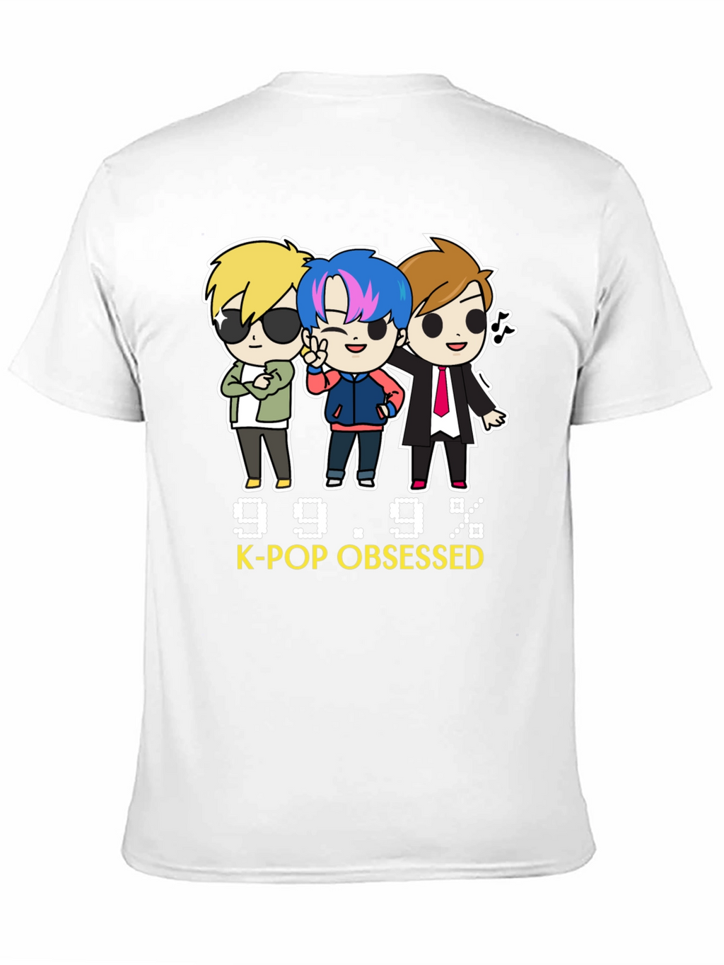 K-Pop Obsessed Black Graphic Tee