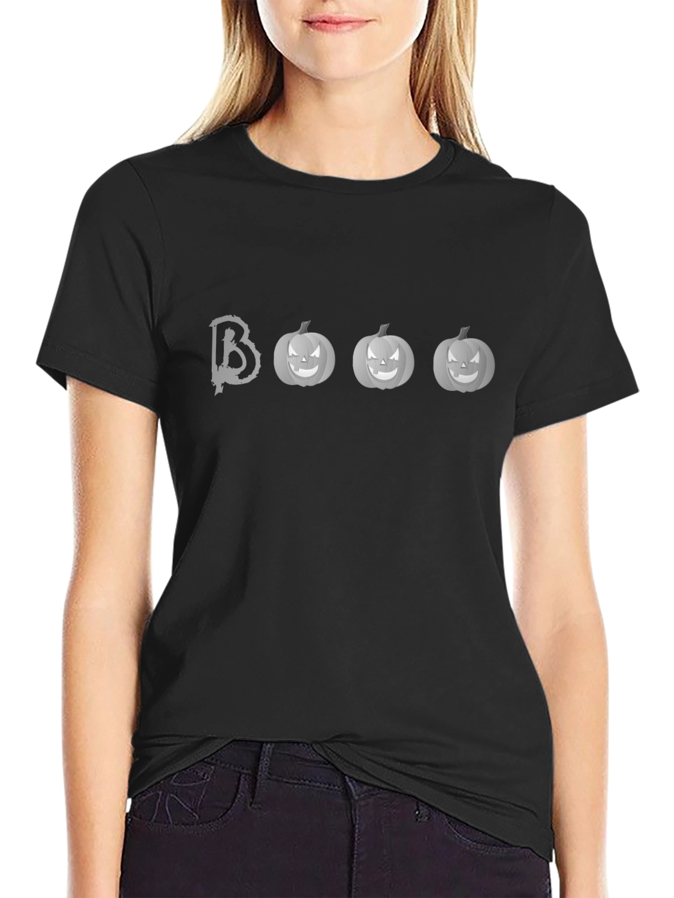 Boo Halloween Pumpkin T-Shirt