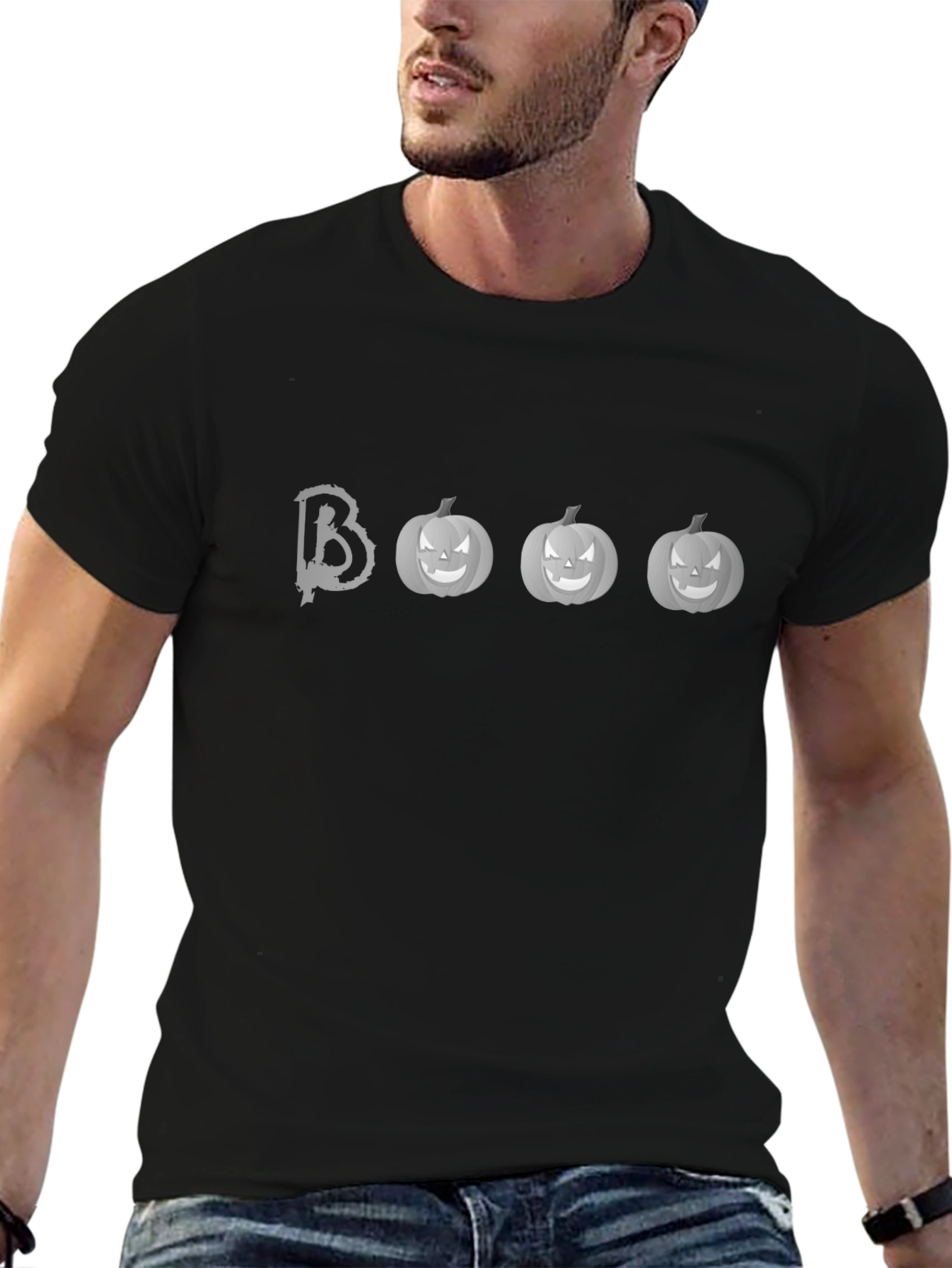 Boo Halloween Pumpkin T-Shirt