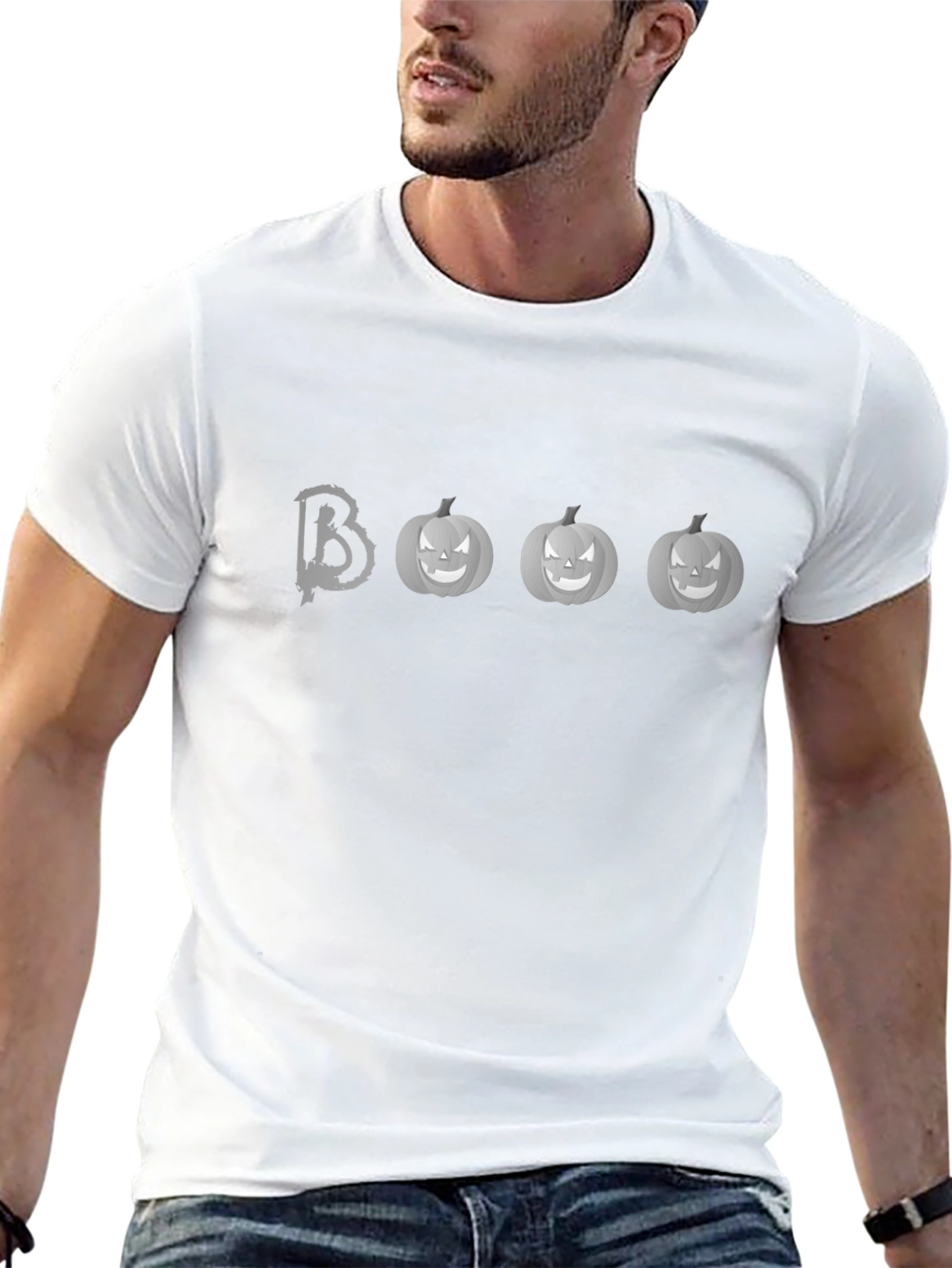 Boo Halloween Pumpkin T-Shirt