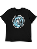 Finest Skiers Born in 1977 Black Graphic Tee