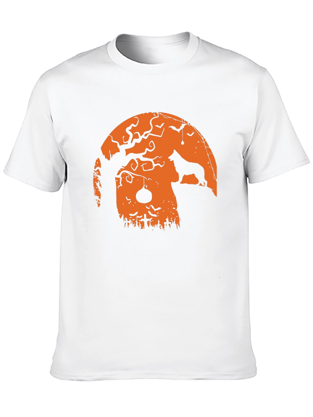 Halloween Dog Silhouette T-Shirt