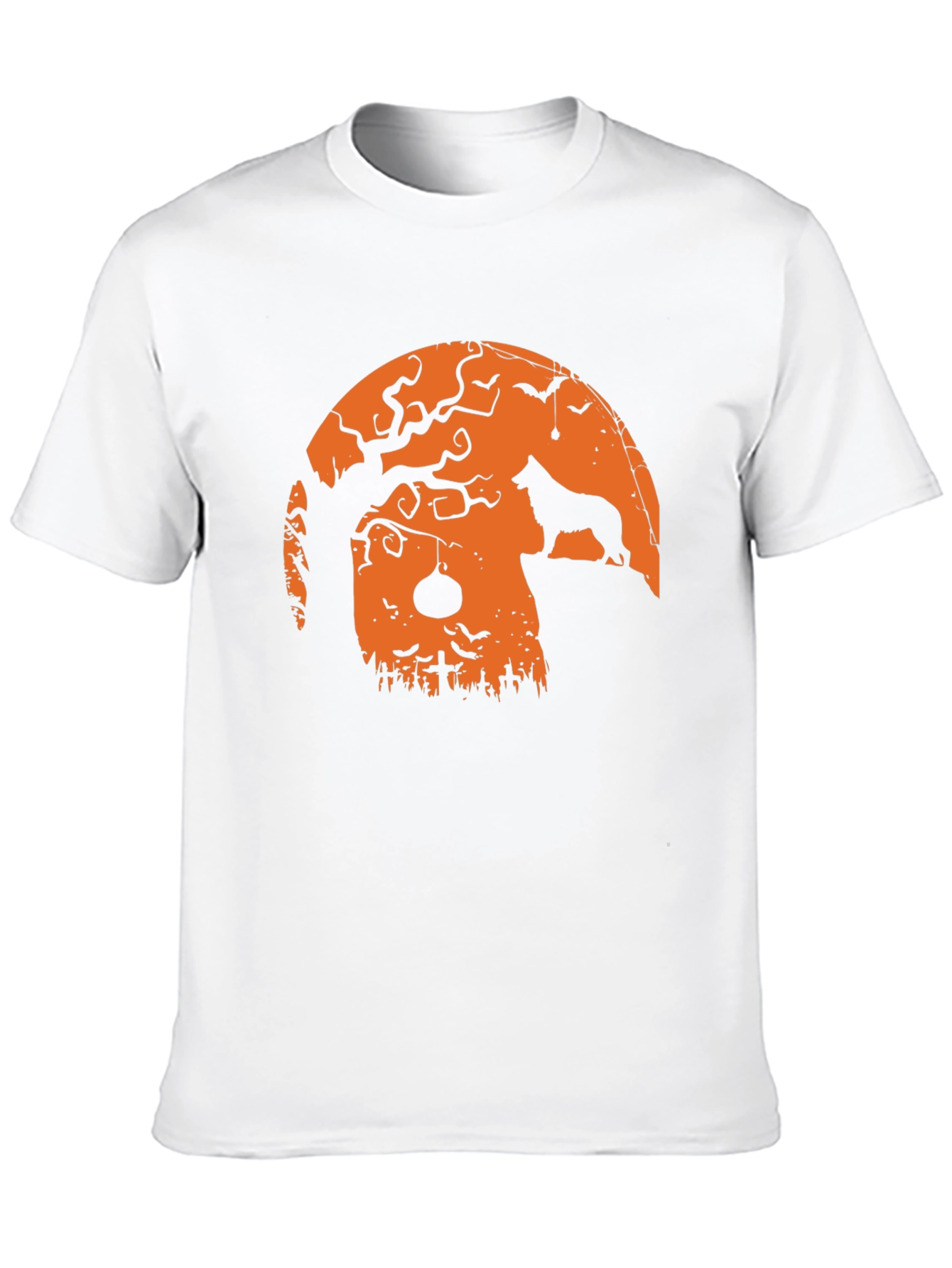 Halloween Dog Silhouette T-Shirt