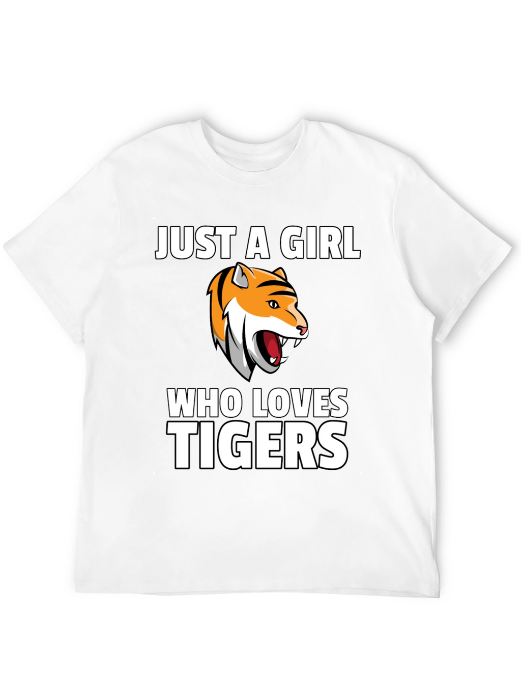 Just a Girl Who Loves Tigers T-Shirt
