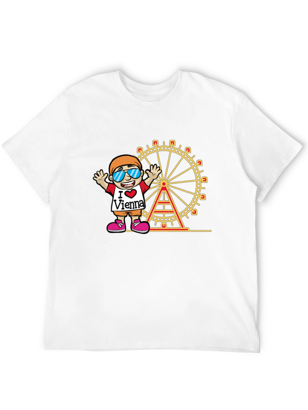 I Love Vienna Black T-Shirt