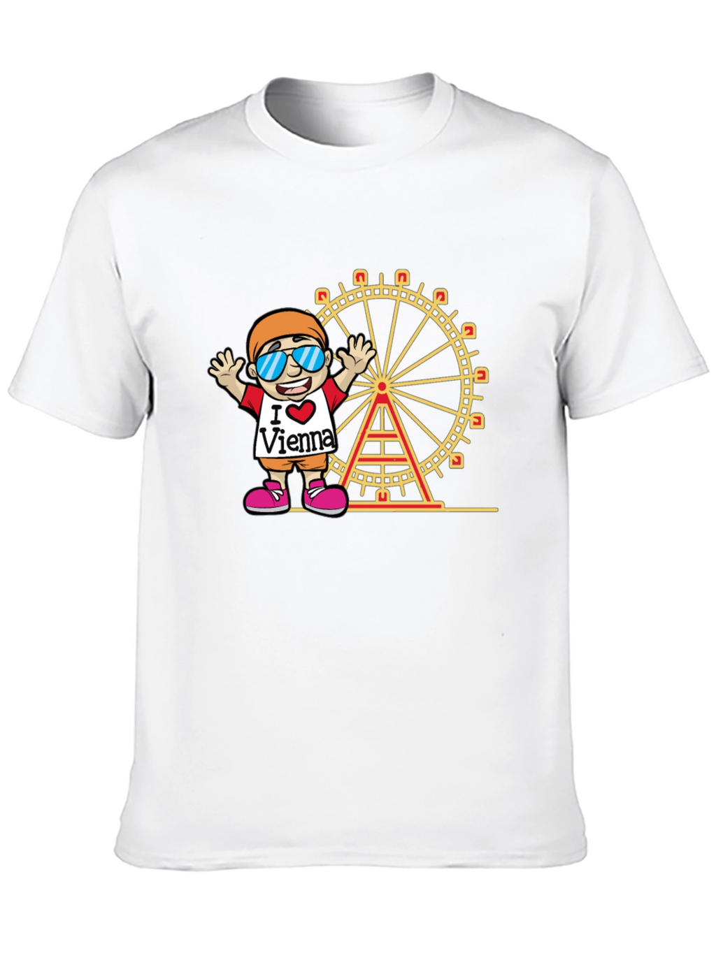 I Love Vienna Black T-Shirt