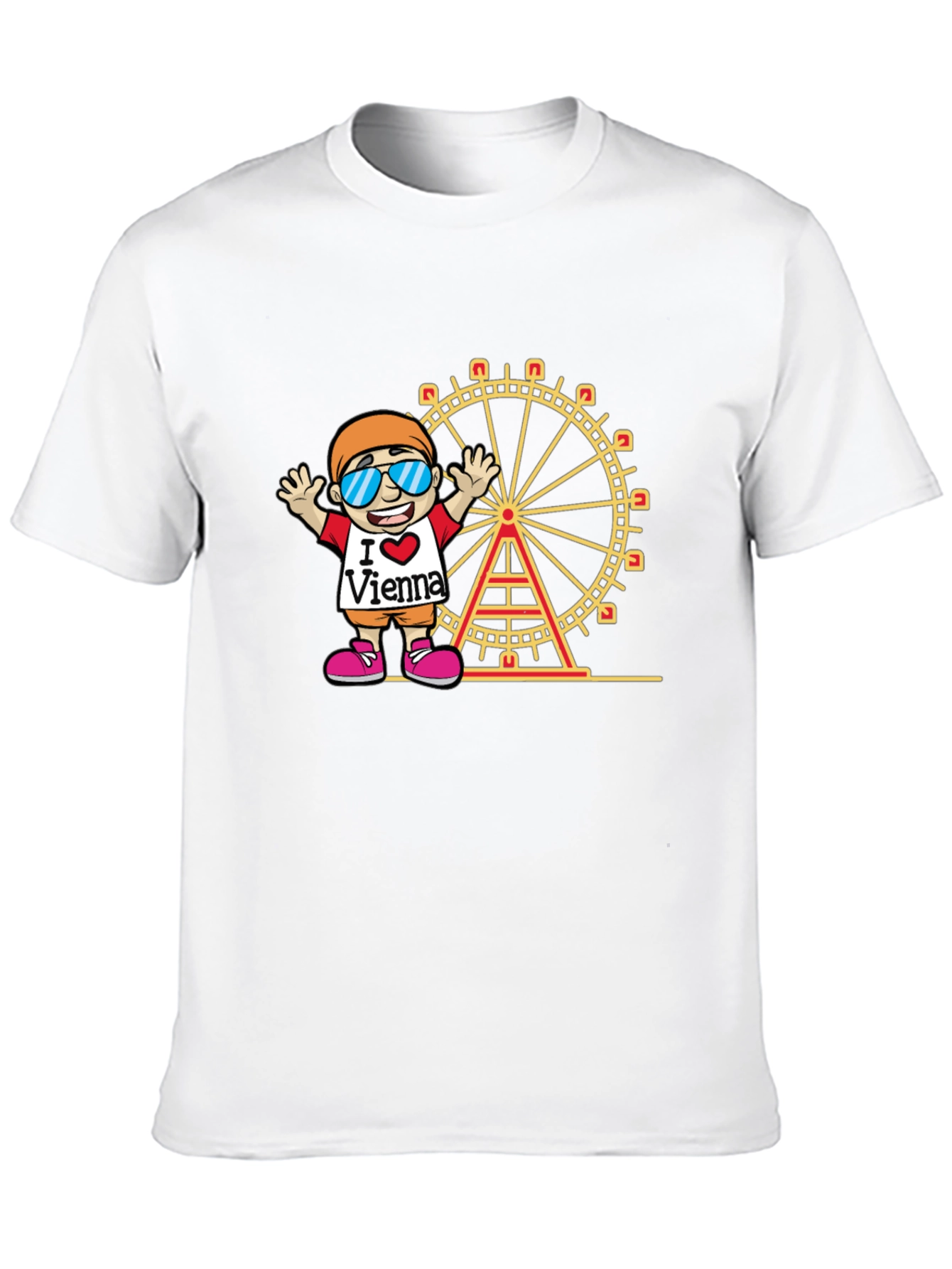 I Love Vienna Black T-Shirt