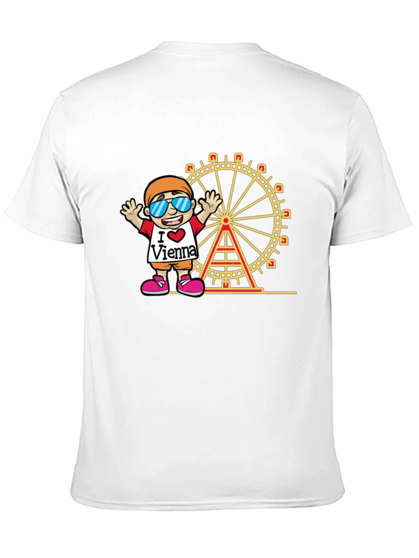I Love Vienna Black T-Shirt
