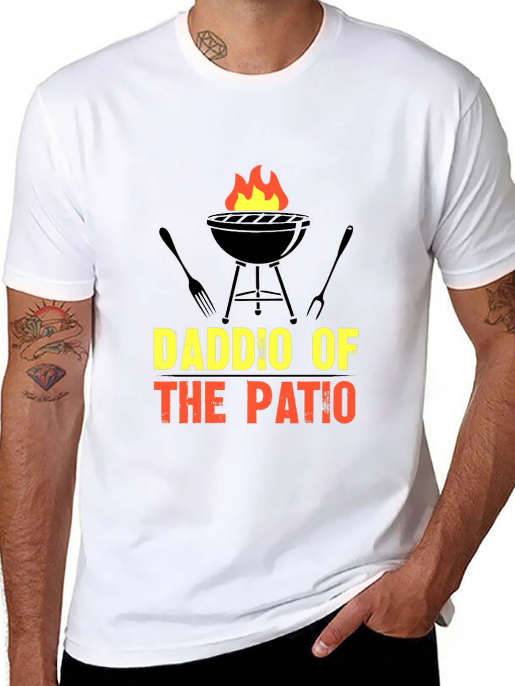 Daddio of the Patio BBQ Graphic T-Shirt