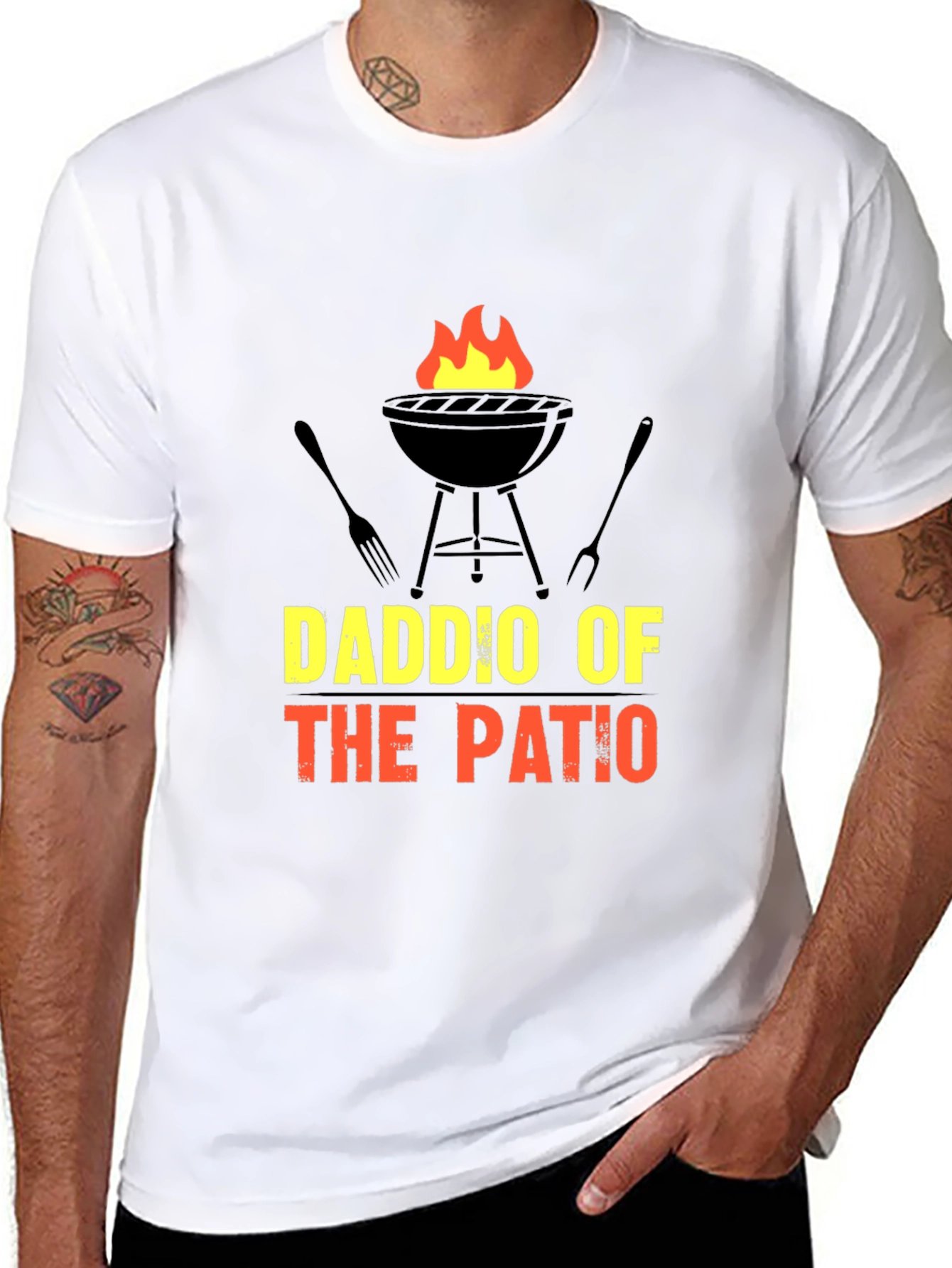 Daddio of the Patio BBQ Graphic T-Shirt